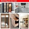 8PCS Strong Magnetic Door Catch, Ultra Thin Stainless Steel Latch
