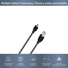 Uniden 5ft USB Power Charger Cord Lead For Uniden BCD436HP BCD-436HP Handheld Scanner