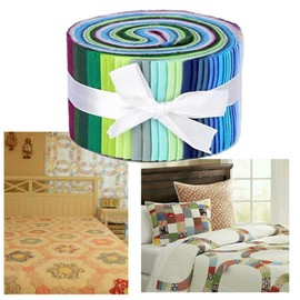 F Fityle 2.5'' Precut 72x Cotton Strip Bundles for Quilting - for Quilting Assortment s & Sewing - Cloth for Quilts