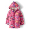Gymboree,and Toddler Puffer Jacket,Pink Dinos,12