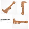 Beavorty Highly Functional Massage Comb Natural Green Sandalwood Perfect for
