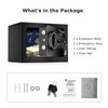 Bonsaii Safe Box with Electronic Keypad, Steel Security Lock Box