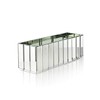 Serene Spaces Living Gatsby-Inspired Oblong Mirrored Vase – Luxe Beveled