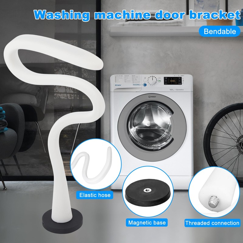 VOBOR Front Loader Washing Machine Door Support, Magnetic Flexible Washing