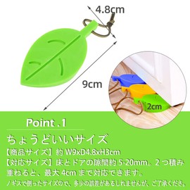 Door Stopper, Set of 4, Door Holder, Door Stop, Wedge Shaped Finger Protector, Door Stop, 4 Colors, Green, Blue, Yellow, Brown, Anti-Slip, Safe, Suitable for Indoor and Entryways