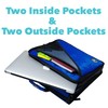 Case-it Universal Zipper Binder | 2-Inch O-Rings, 13-Inch Laptop/Tablet Padded