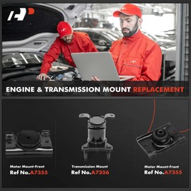 A-Premium 3PCS Engine Motor Mount and Transmission Mount Kit Compatible with Nissan Pathfinder 2008-2012, TITAN 2004-2015, Armada 2005-2015 & Infiniti QX56 2004-2010, 5.6L, RWD, Automatic Transmission