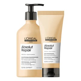 Kit Shampoo 500ml + Acondicionador 200ml Absolut Repair L'Oréal Professionnel