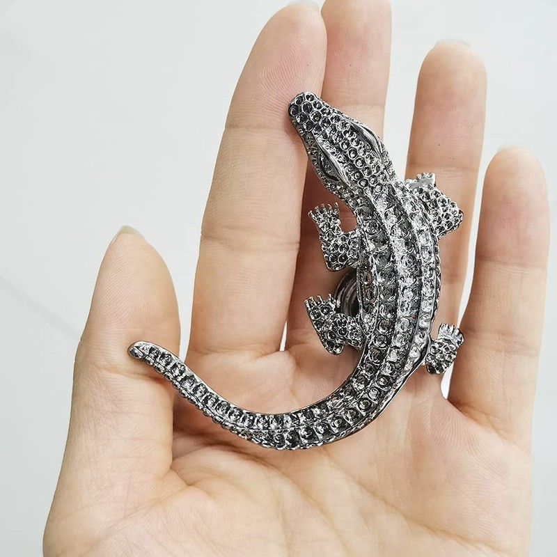 Beyoo Decorative Crocodile Shape Knob Door Handle Cabinet Drawer Cupboard