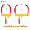 4 Pack Wheel Lock Universal Heavy Duty Security Trailer Wheel