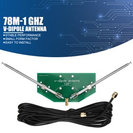Antenna V-Dipole Radio Communication Frequency 78M-1 GHz Radio Replacement Antenna Universal Indoor Acceptor
