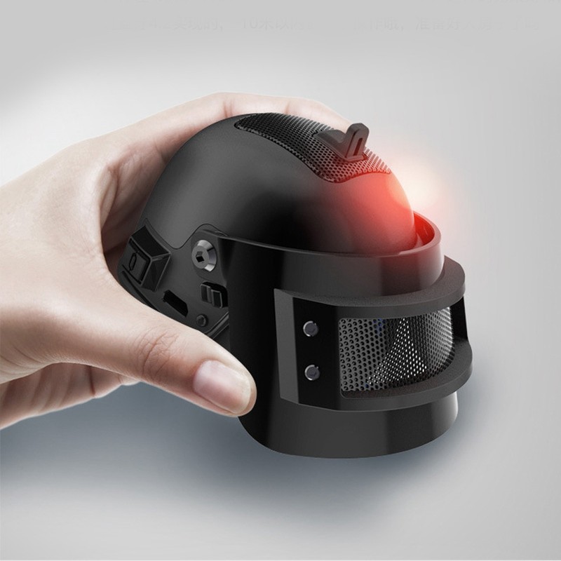 Portable Mini Helmet Shape Bluetooth Wireless Speaker Rechargeable Stereo System