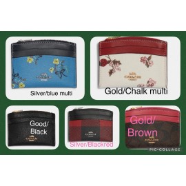 Coach Shaped card Case, NEW WITH TAGS - Gold/Black