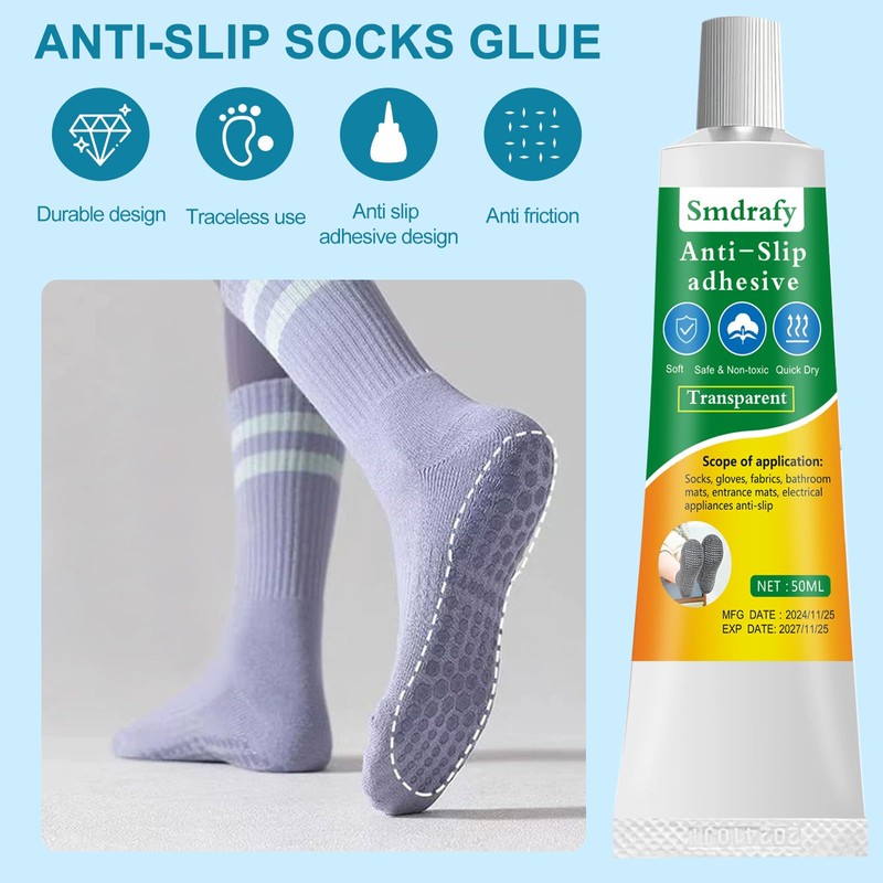 Smdrafy Sock Stop, Liquid Sock Stop, Stopper for Socks, Sock