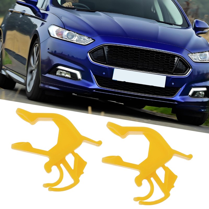 ECSiNG 4pcs Bonnet Retaining Clips 1216747 Compatible with Ford Mondeo