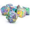 World of Dice Metal Dice Set Dragon Dice - Prism