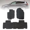GXARTS 3 PCS Front and Rear Velour Replacement Floor Mats