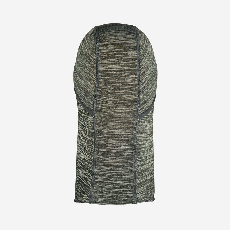 Airhole Unisex Balaclava Full Hinge Waffle Knit, Tech Grey, Small/Medium