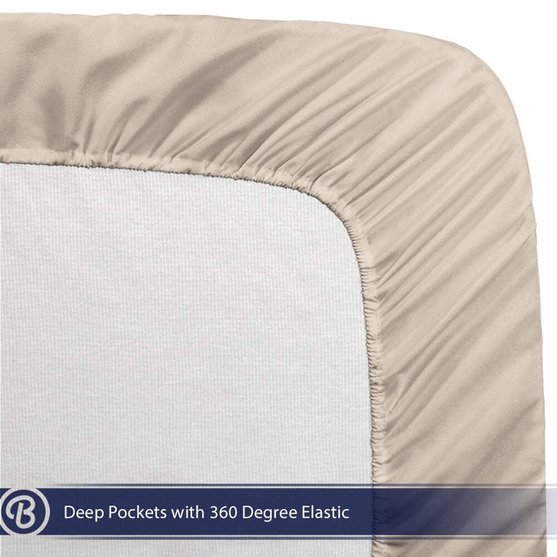 Bare Home Full Sheet Set - 1800 Ultra-Soft Microfiber Full