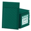 Famagic Bubble Mailers - 4x8 Inch 100pc Ultramarine Green Shipping