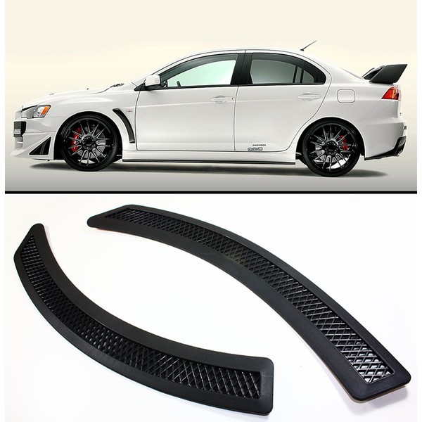 Cuztom Tuning Evo 10 X Style Black Mesh Polyurethane Front