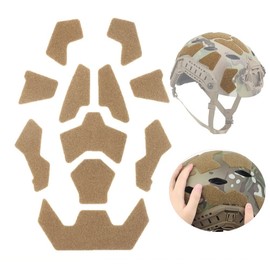 Tactical Patches Military,11Pcs/Set Helmet Patches High-Cut Hook and Loop Fastener Sticky for Fast Helmets Magic Sticker Tactical Accessories (G)