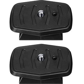 2 Pieces Tripod Quick Release Plate Tripod Adapter Mount Camera Tripod Adapter Plate Parts for Tripods and Cameras Tripod Mount QB-4W (35 x 35 mm/ 1.38 x 1.38 Inch)