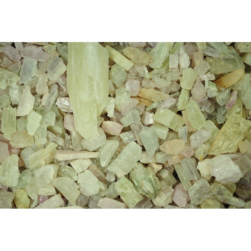 Fantasia Materials: 3 lbs Kunzite Rough Stones from Pakistan