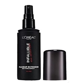 Extensor de maquillaje L'Oréal Paris, spray fijador, tamaño de viaje de 1.0 onza líquida