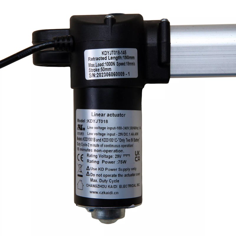 Kaidi Linear Actuator Motor Model KDYJT018-145 for Power Recliner Lift