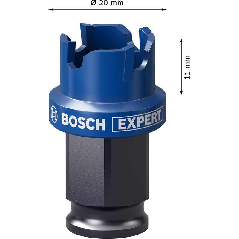 Bosch 1x EXPERT Sheet Metal Hole Saw For Power Change