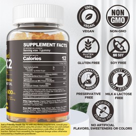 Vitamin D3 5000iu & K2( as MK7 ) 200mcg Gummies + 600mg Calcium, with Coconut Oil for High Absorption, Maximum Strength Vitamin D3 K2 Supplement - Support for Bones Muscle Teeth Immune, Vegan 2Packs