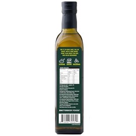 Plant Junkie Plant Junkie Naturally Refined Avocado Oil - Neutral Flavour, High Smoke Point Cooking Oil - Perfect for Keto and Paleo Cooking, Baking and Salad Dressing - 500ml