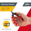 Wiha 26813 Z40112803 Electronic Side Cutters with Wire Retention Clip
