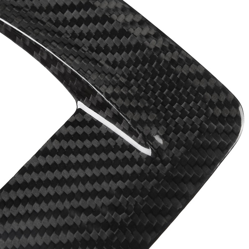 Carbon Fiber Center Console Gear Shift Panel Cover Trim for