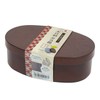 Tanaka Chopsticks Shop Wood Grain Lunch Box, Wappa Design (Oval