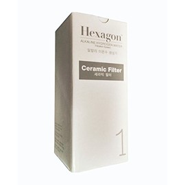Valued Trade Hexagon Alkaline Water Filtration System 2 Cartridge 1 (Cylinder Case and Lid Not Included)