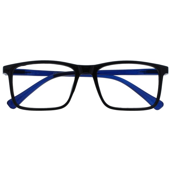OPULIZE Ink M4-1 -2.00 Large Rectangular Frame with Spring Hinges