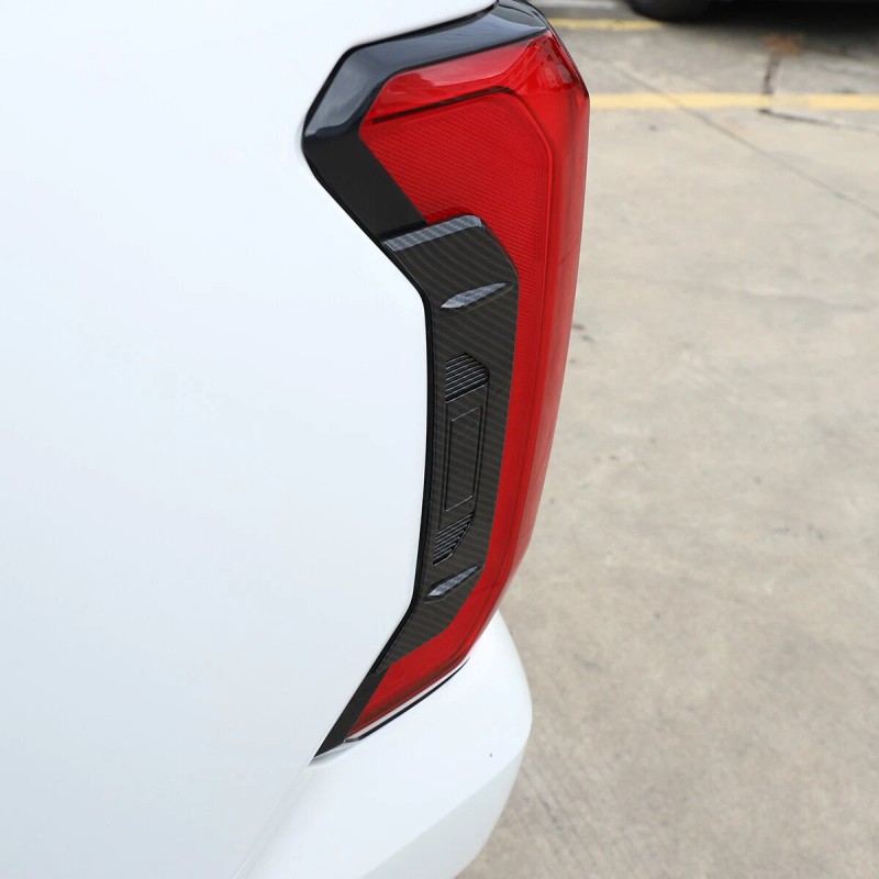 e-power-auto-Trim Carbon ABS Rear Tail Light Side Lamp Cover Trim