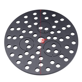 Bueyfolt 8" Cast Iron Drain Cover with Removable Drain Ports, Garage Drain Cover, Floor Drain, Floor Strainer