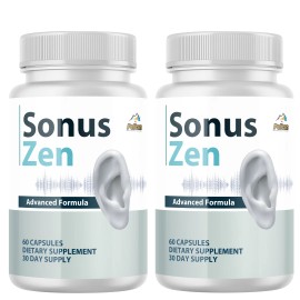 Pelican Vitamins SONUS ZEN- Hearing Support- 2 Bottles- 120 Capsules