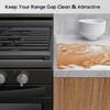 Viesembo Stove Gap Covers Stainless Steel, Retractable Oven Gap Filler