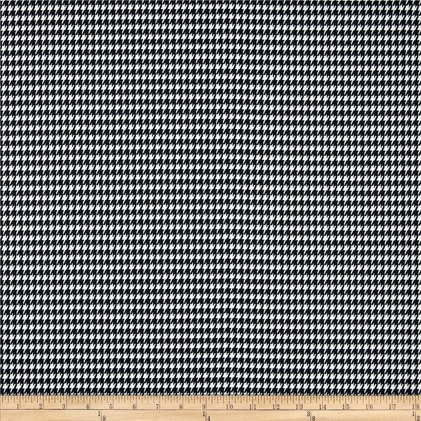 Premier Prints Houndstooth, Yard, Black/White