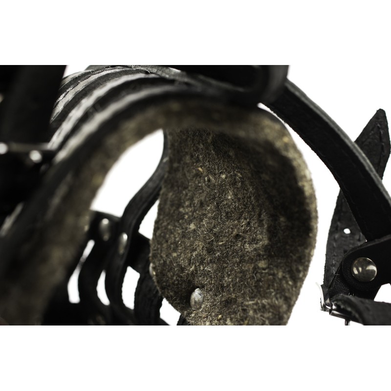 Dean & Tyler Amstaff Leather Basket Muzzle