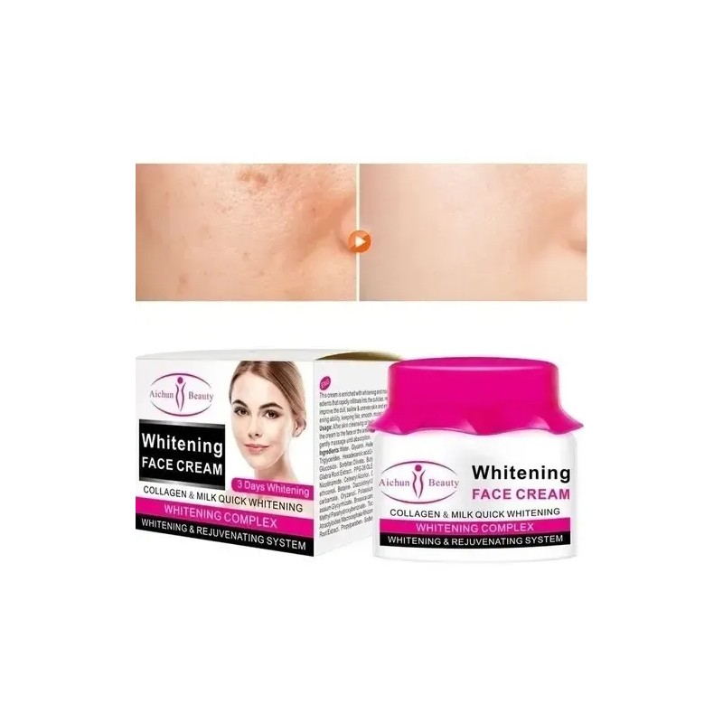 Crema Facial Aclaradora Aichun Remueve Manchas Oscuras