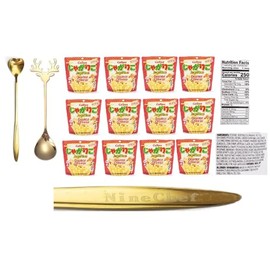 Generic NineChef Brand Bundle - Japanese Calbee JagaRico Potato Snack Low Fat Plus Two NineChef Brand Coffee Spoons (Pack 12, Double Cheese)
