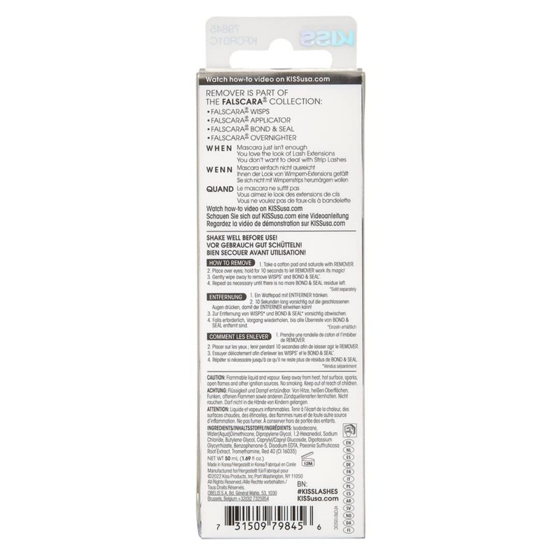 Kiss Falscara Remover 1.69 Ounce (Pack of 2)