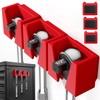 Wall-Mounted Magnetic Ratchet Set, 3-Pack, 1/4", 3/8", 1/2" Holders