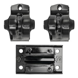 Torchbeam Engine Motor Mount and Trans Mount Fit for Jeep Wrangler 1997 1998 1999 2000 2001 2002 2003 2004 2005 2006 2.5L/4.0L, Replace A2883,A2882, 3PCS, Engine Mounts and Transmission Mount
