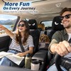 Funny Cartoon Car Headrest Covers 2PCS for Auto Interior Decoration